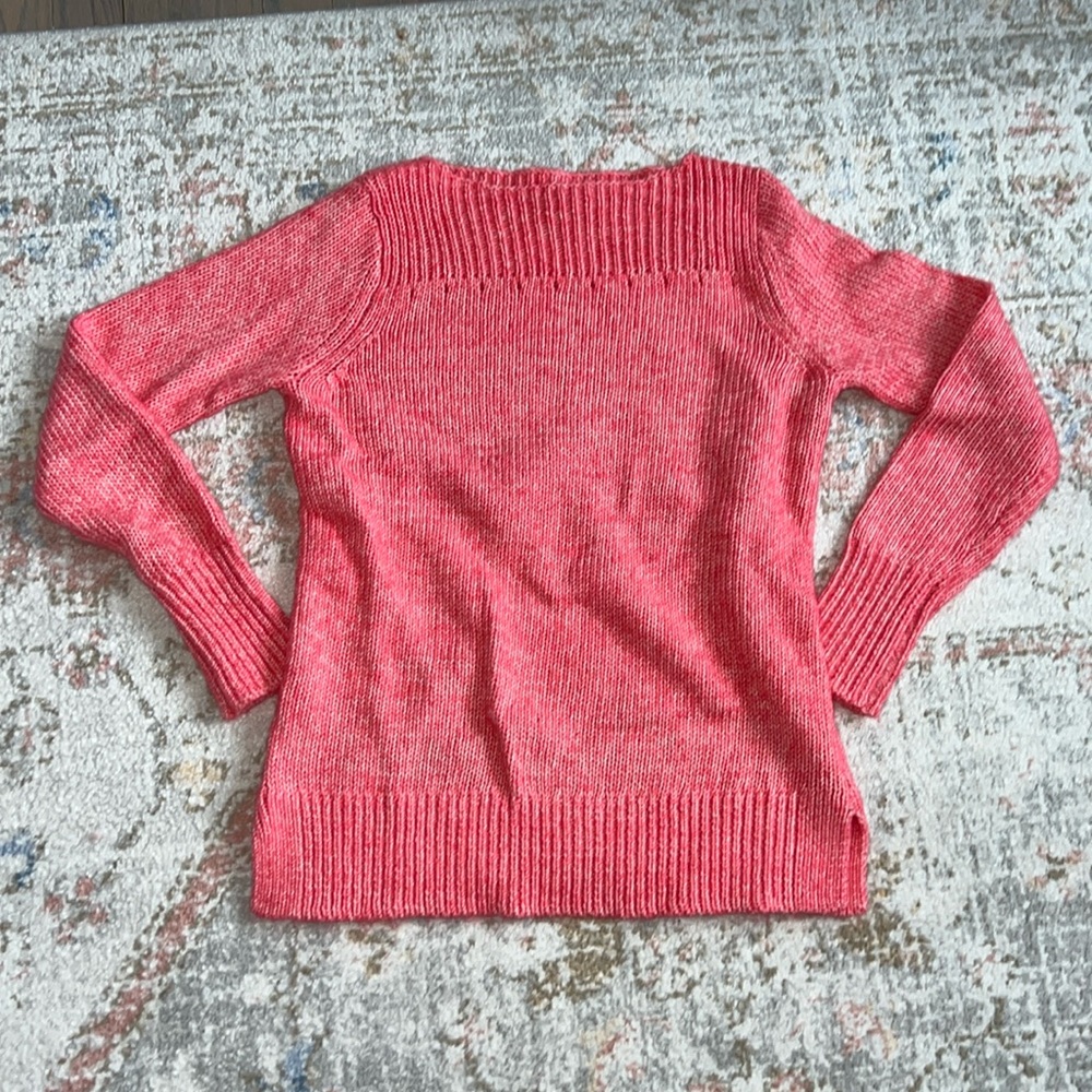 Loft coral colored sweater. XS